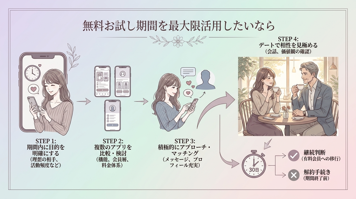 無料お試し期間を最大限活用したいなら