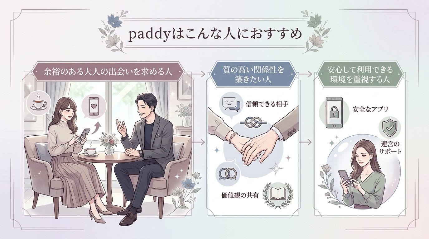 paddyはこんな人におすすめ
